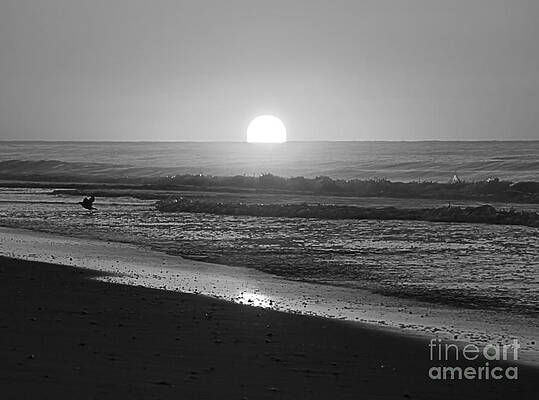 Sky Wall Art featuring the photograph Fire Ball B W by Robert Newman
