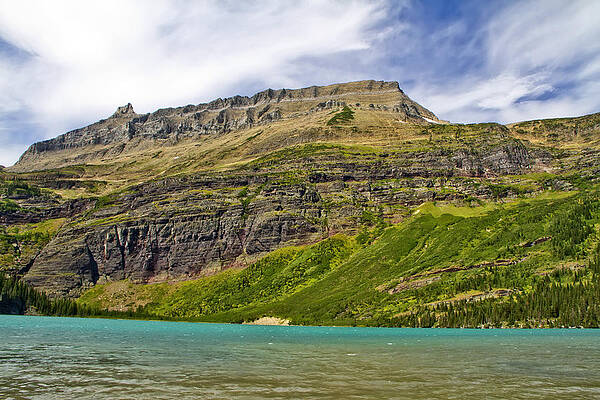 Wildlife Wall Art featuring the photograph Grinnell Lake Glacier Park Montana by Waterdancer