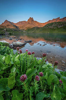 Nature Photograph - Ice Lake Sunrise #1 by Jeff Stoddart