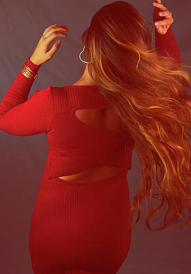 Sexy Wall Art featuring the photograph Lady In Red #1 by La Dolce Vita