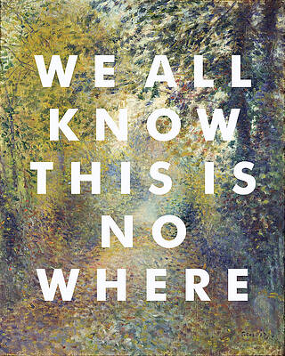 Digital Art - LCD Soundsystem Lyrics Print #1 by Georgia Clare