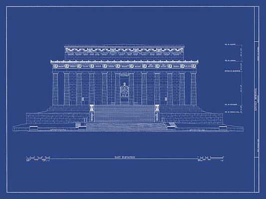 Lincoln Memorial - Washington, D.C.- circa 1914 by Wall Artifact