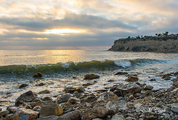 Cloud Wall Art featuring the photograph Lunada Bay #2 by Ed Clark