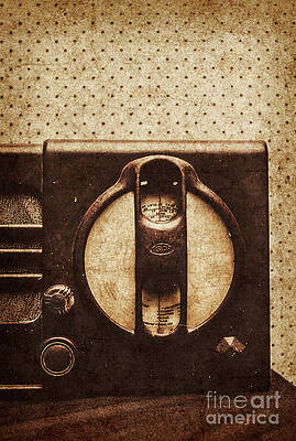 Music Wall Art featuring the photograph Old Radio Nostalgia by Jorgo Photography