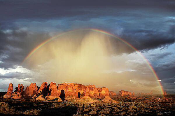 Rainbow Over Garden Of Eden by Dan Norris