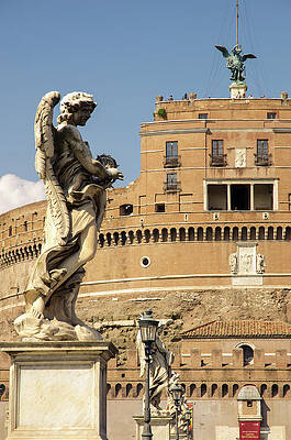 Architecture Photograph - Rome - Mausoleum Of Hadrian  #1 by AM FineArtPrints
