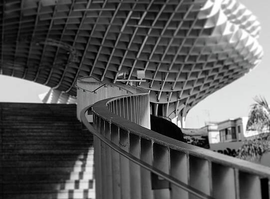 Architecture Photograph - Seville - Metropol Parasol #1 by AM FineArtPrints