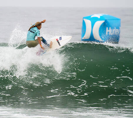 Surfer Wall Art featuring the photograph Surfer Girl Paige Hareb by Waterdancer