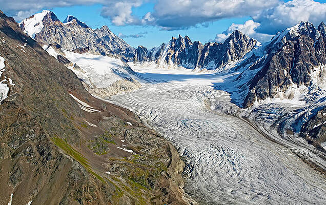 Mountain Wall Art featuring the photograph Swiss Alps In Denali Park Alaska by Waterdancer