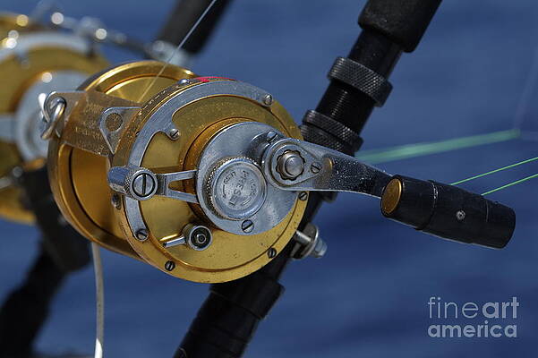 Europe Photograph - Two Rod And Reels On Board A Game Fishing Boat In The Mediterranean Sea #1 by Sami Sarkis Photography