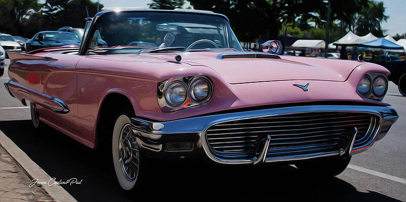 Wall Art featuring the photograph 1959 Ford Thunderbird Convertible by Joann Copeland-Paul