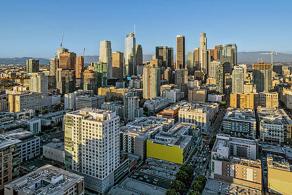 Los Angeles Wall Art featuring the photograph Downtown Los Angeles #2 by Kelley King