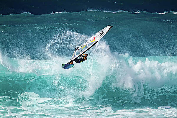 Athlete Wall Art featuring the photograph Maui Windsurfer Pro #2 by Waterdancer