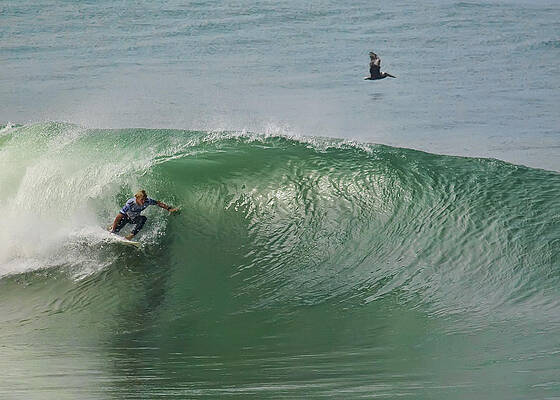 California Photograph - Patrick Gudauskas Surfer #2 by Waterdancer