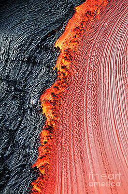 Wall Art featuring the photograph River Of Molten Lava #2 by Sami Sarkis Photography