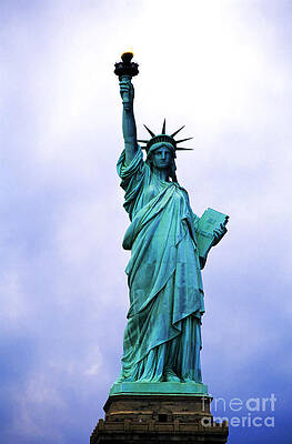 Statue of Liberty at Dusk Photograph