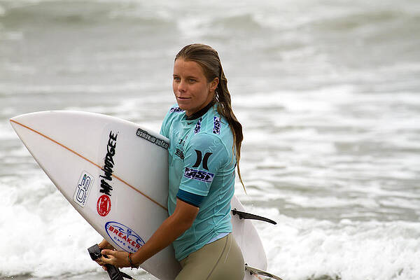 Surfer Wall Art featuring the photograph Surfer Girl Paige Hareb #2 by Waterdancer