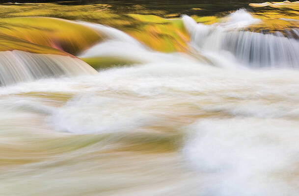 Fall Wall Art featuring the photograph Valley Falls State Park Waterfall In West Virginia #2 by Steven Heap