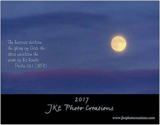 Inspirational Photograph - 2017 Inspirational Calendar Preview - Cover by Joni Eskridge
