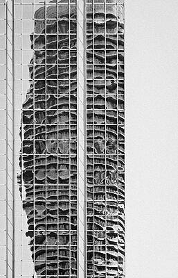 Abstract Wall Art featuring the photograph Abstract Architecture - Mississauga #4 by Shankar Adiseshan