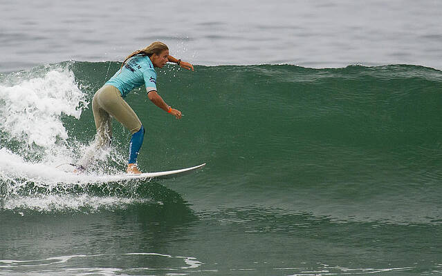 Surfer Wall Art featuring the photograph Surfer Girl Paige Hareb #3 by Waterdancer