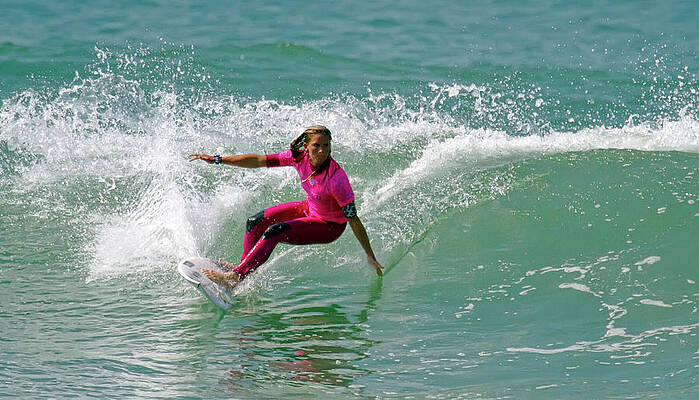 Wall Art featuring the photograph Courtney Conlogue #5 by Waterdancer