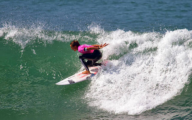 Wall Art featuring the photograph Sally Fitzgibbons #5 by Waterdancer