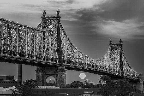 Bridge with Full Moon Wall Art