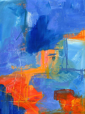 Vivid Abstract Composition Wall Art