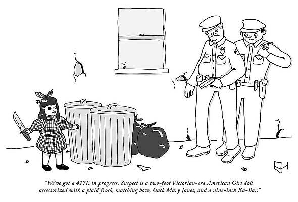 Combat Drawing - A 417K In Progress by Emma Hunsinger