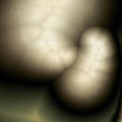 Unique Wall Art featuring the digital art A Mother's Touch by Vic Eberly