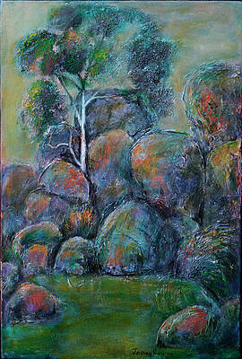 Place Wall Art featuring the painting A Place Without Time by Jeremy Holton