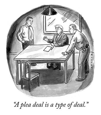 Russia Drawing - A Plea Deal Is A Type Of Deal by Brendan Loper