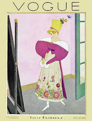 Elegant Parisian Fashion Cover Photograph