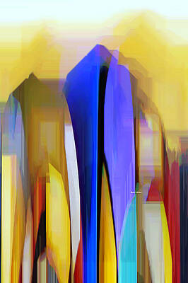 Nature Wall Art featuring the digital art Abstract 9403 by Rafael Salazar