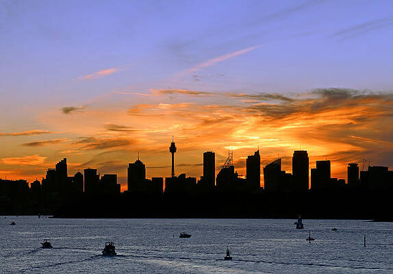 Sky Wall Art featuring the photograph Afterglow by Nicholas Blackwell