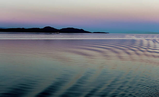 Photograph - Alaskan Sunset At Sea by Ed Clark