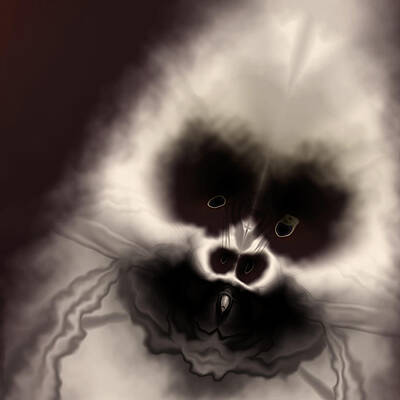 Unique Wall Art featuring the digital art Albino by Vic Eberly