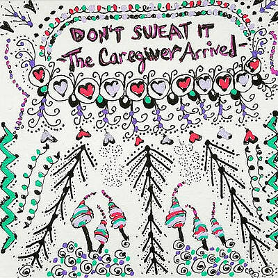 Carer Wall Art featuring the drawing All Is Well by Carole Brecht