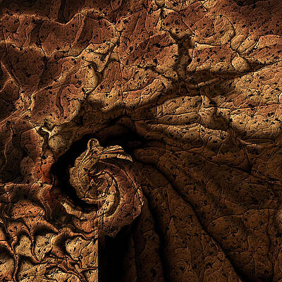 Unique Wall Art featuring the digital art All That Remains by Vic Eberly