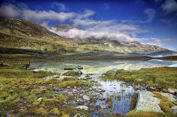 Wall Art featuring the photograph Alpine Lake by Alberto Audisio