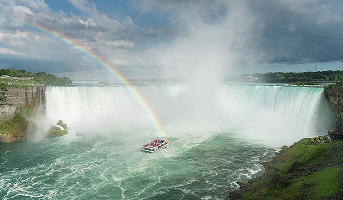Usa Photograph - Horseshoe Waterfall At Niagara Falls by Steven Heap