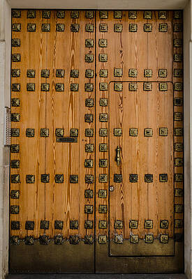 Architecture Photograph - An Ancient Door 2 by AM FineArtPrints