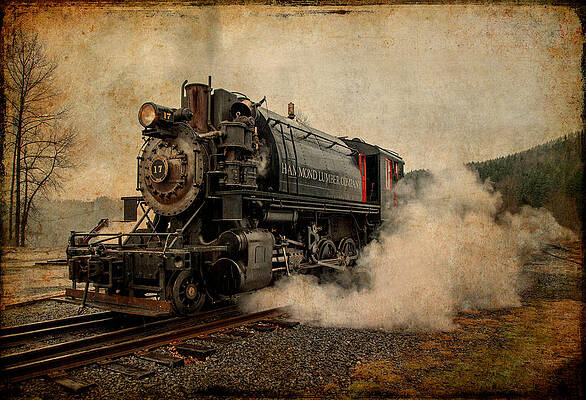 Washington Photograph - Antique Locomotive by Mary Jo Allen