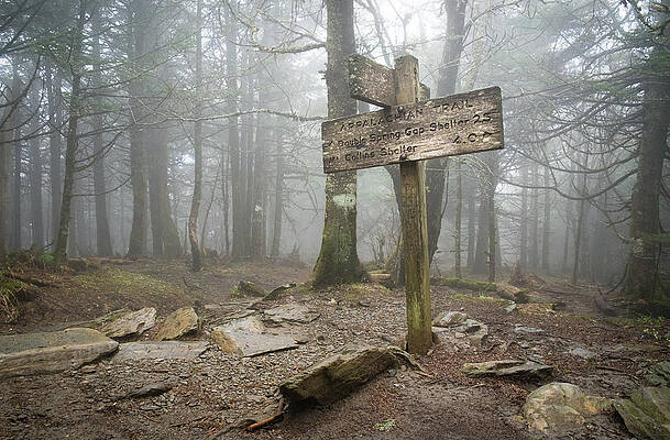 Mary Lee Photograph - Appalachian Trail Sign by Mary Lee Dereske