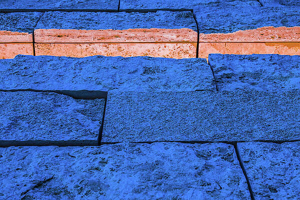 California Wall Art featuring the photograph Architectural Abstract I - Getty Center Architectural Detail by Duane Miller