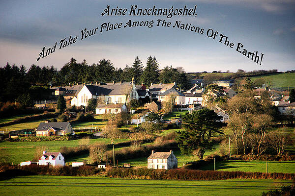 Wall Art featuring the photograph Arise Knocknagoshel With Text by Mark Callanan