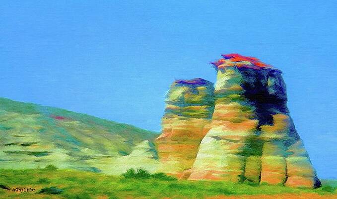Wall Art featuring the painting Arizona Spring by Jeffrey Kolker