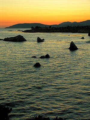 Beach Wall Art featuring the photograph As The Day Fades by C Thomas Cooney