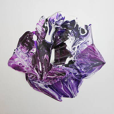 Textured Wall Art featuring the painting Astrid Singularity by Madeleine Arnett